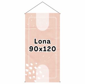 Lona de 90 x 120 cm lista para colgar